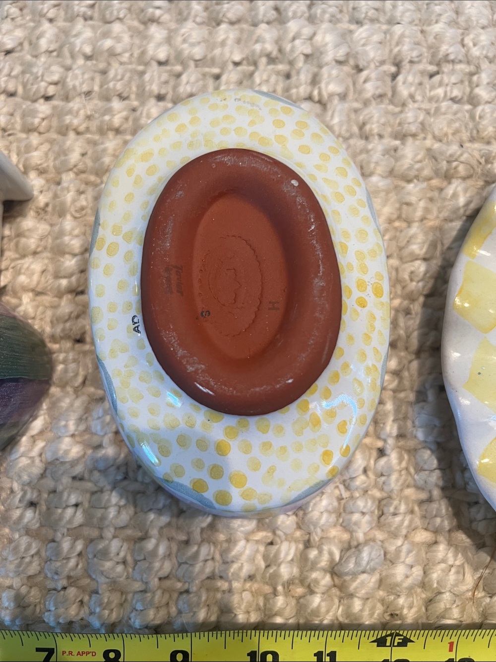 Mackenzie Childs odd lot. 4 pc vintage - Picture 6 of 10